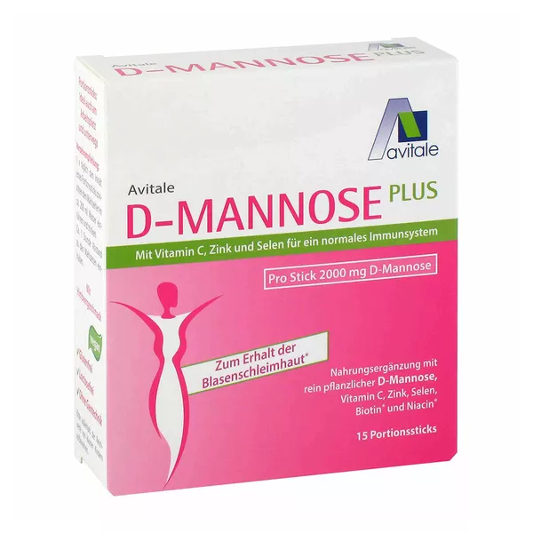 D-mannose PLUS 2000 mg Sticks m.Vit.u.Mi