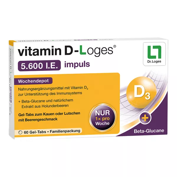 vitamin D-Loges 5.600 I.E. impuls 60 St