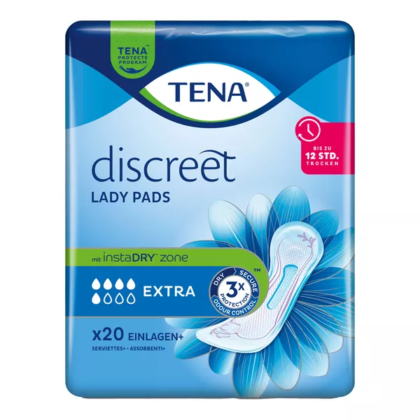 TENA Lady Discreet Extra Inkontinenz Einlagen 20 St