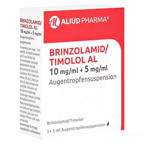 BRINZOLAMID/Timolol AL 10+5 mg/ml Augentropfensusp 15 ml
