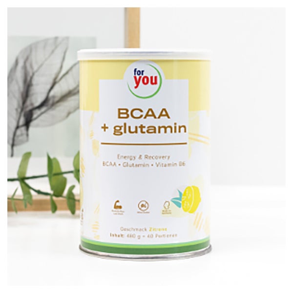 for you BCAA + glutamin Energy & Recovery Zitrone 480 g