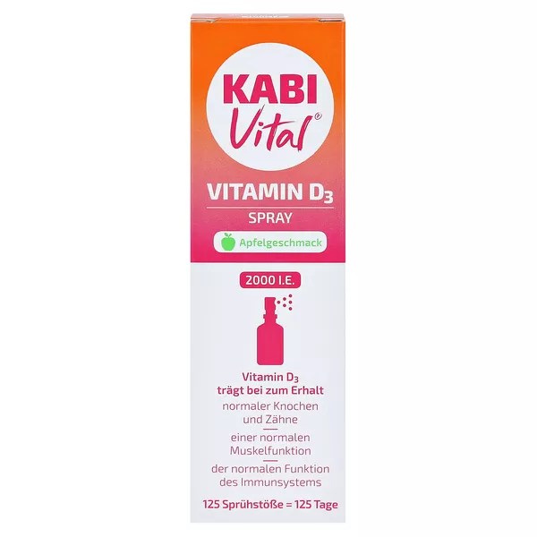KabiVital Vitamin D3 Spray 2000 I.E. Apfel 25 ml