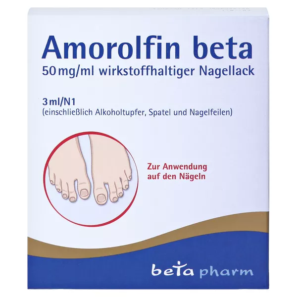 Amorolfin beta 50 mg/ml 3 ml