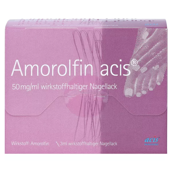Amorolfin acis 50 mg/ml 3 ml