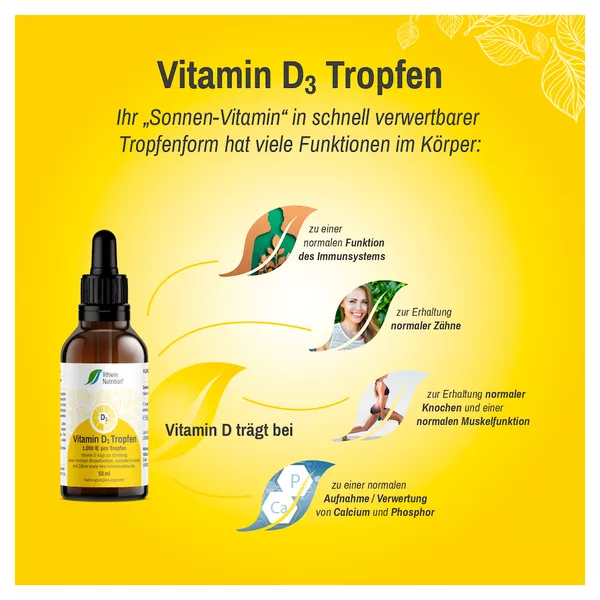 Vitamin D3 Tropfen 1.000 I.E. 50 ml