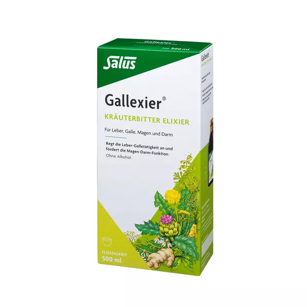 Gallexier Kräuterbitter Elixier Salus Fl 500 ml