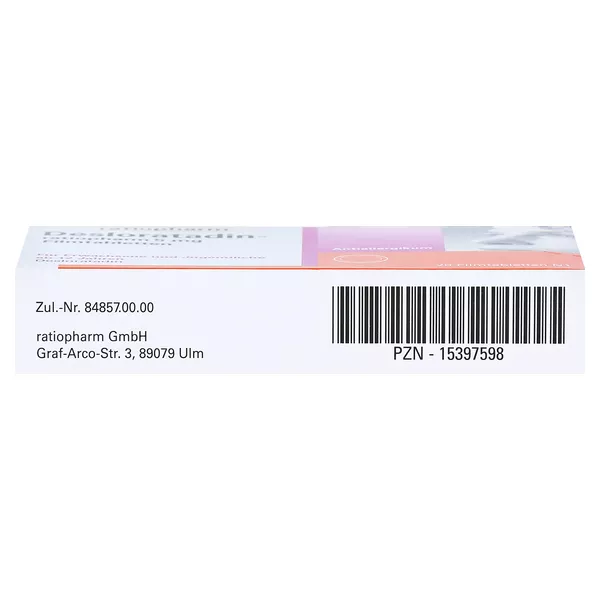 Desloratadin-ratiopharm 5 mg Filmtabletten 20 St