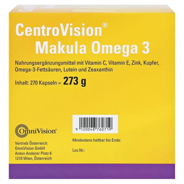 CentroVision  Makula Omega 3 270 St
