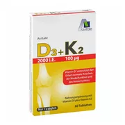 Produktabbildung: Vitamin D3+K2 2000 I.E. 60 St