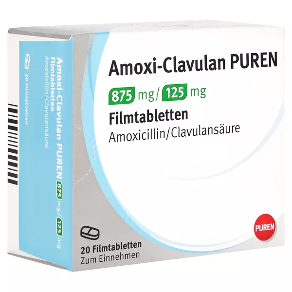 AMOXI-CLAVULAN PUREN 875 mg/125 mg Filmtabletten 20 St