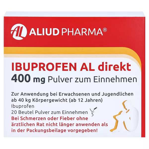 Ibuprofen AL direkt 400 mg Pulver zum Einnehmen 20 St