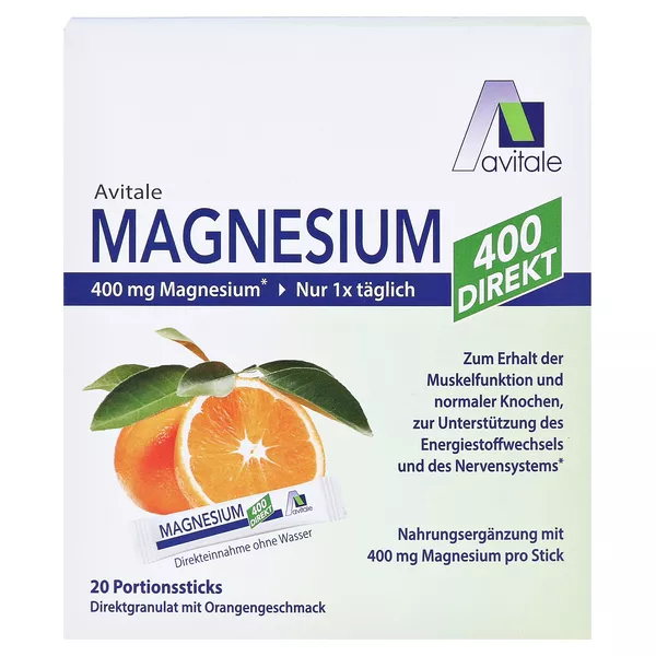 Magnesium 400 direkt Orange 20X2,1 g