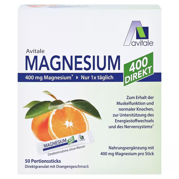 Magnesium 400 direkt Orange 50X2,1 g