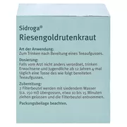 Sidroga Riesengoldrutenkraut Filterbeute 20X1,25 g