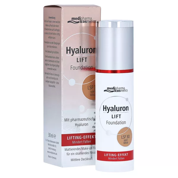Medipharma Hyaluron LIFT Foundation LSF 30 soft gol 30 ml