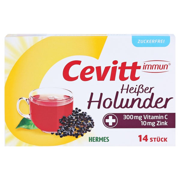 Cevitt Immun Heißer Holunder zuckerfrei 14 St