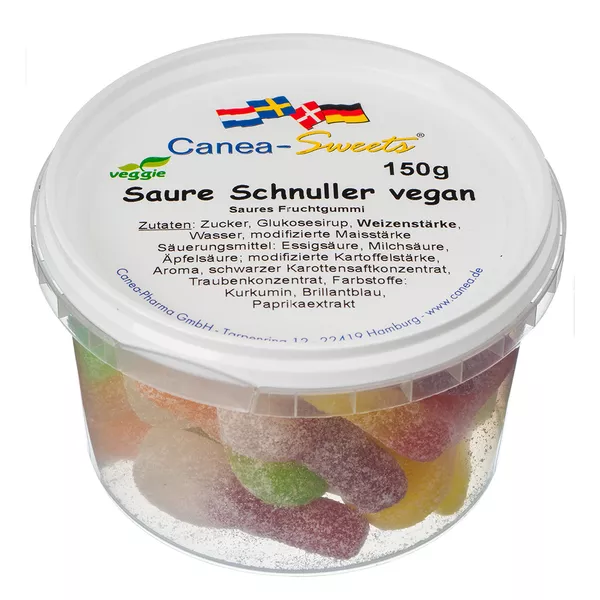 Saure Schnuller Vegan Canea-Sweets 150 g