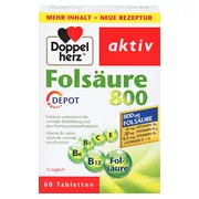Doppelherz Folsäure 800 DEPOT + B1 + B6 + B12 + C + E 60 St