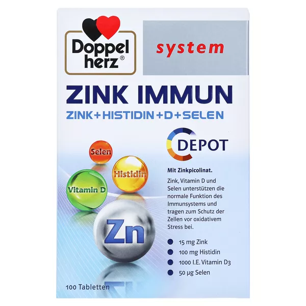 Doppelherz system Zink Immun 100 St