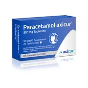 Produktabbildung: Paracetamol axicur 500 mg
