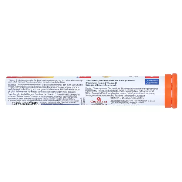 Doppelherz Vitamin D3 2000 I.E. Brausetabletten 15 St