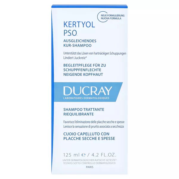 DUCRAY KERTYOL P.S.O. Kur-Shampoo, 125 ml