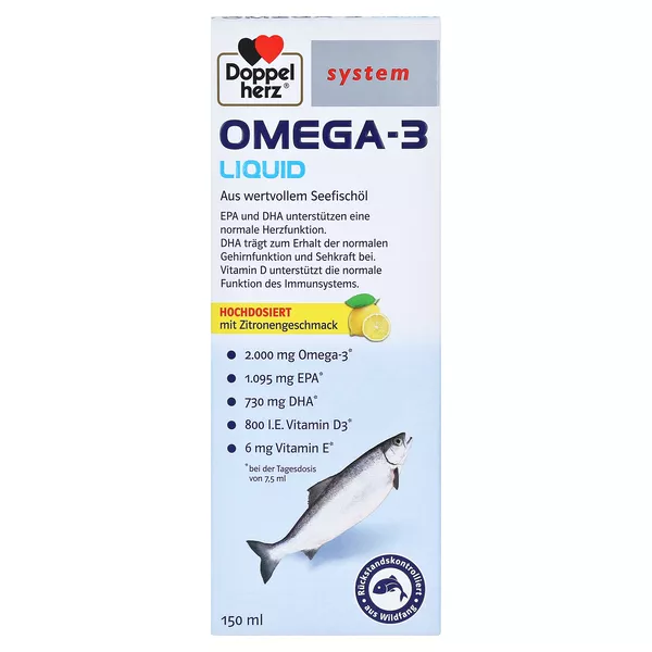 Doppelherz system Omega-3 Liquid 150 ml