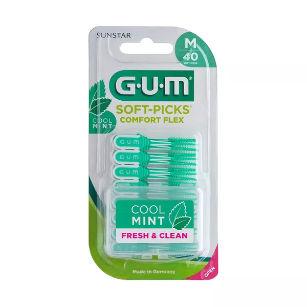 GUM SOFT-PICKS COMFORT FLEX MINT Medium 40 St