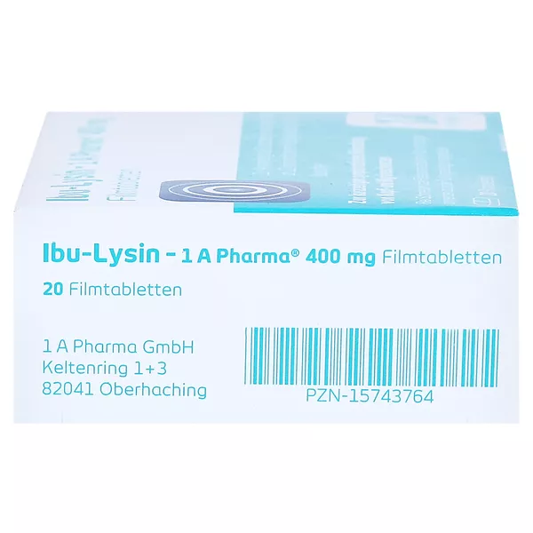1 A Pharma Ibu-Lysin 400 mg 20 St