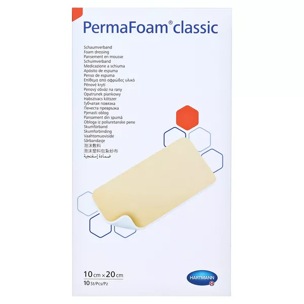 Permafoam Classic Schaumverband 20x10 cm 10 St