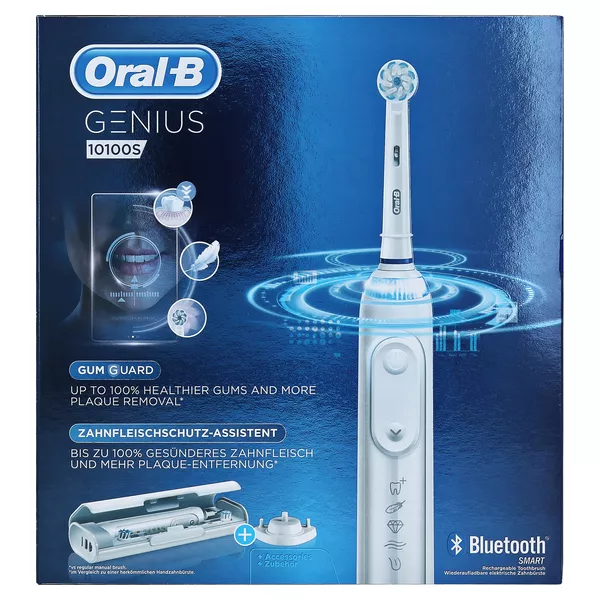 ORAL B Genius 10100S white elektr.Zahnbü 1 St