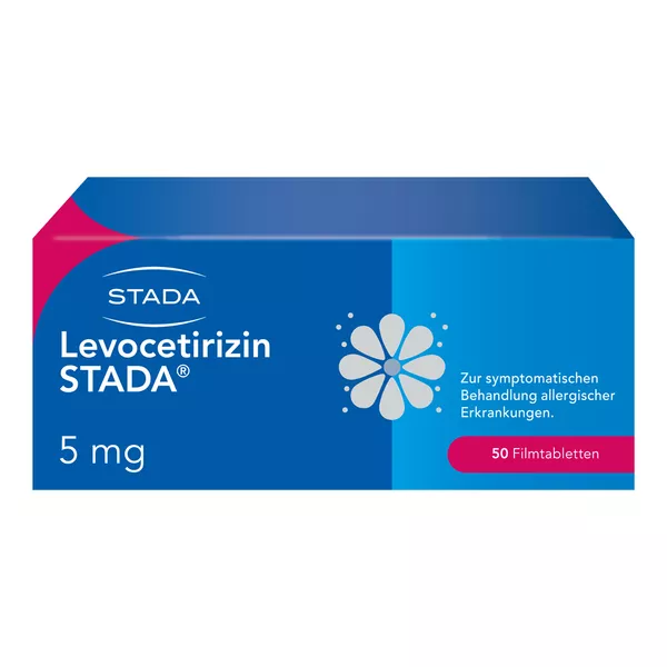 Levocetirizin STADA 5 mg Filmtabletten bei Allergien 50 St