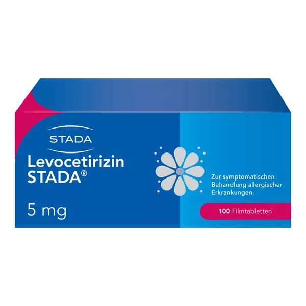 Levocetirizin STADA 5 mg Filmtabletten bei Allergien 100 St