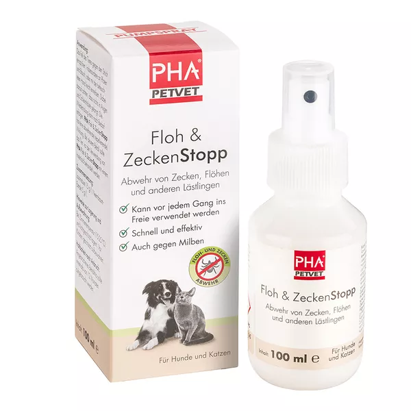 PHA Floh & ZeckenStopp Pumpspray f.Hunde 100 ml