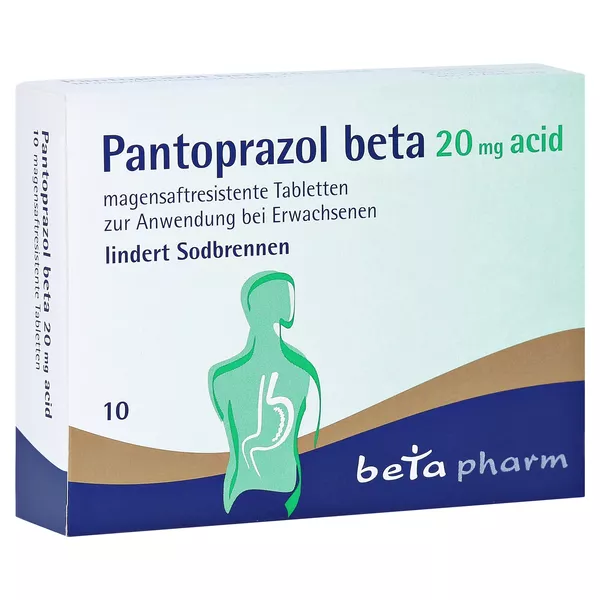 PANTOPRAZOL beta 20 mg acid