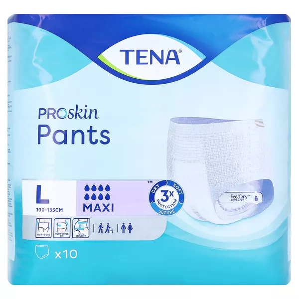 TENA Pants Maxi L bei Inkontinenz, 10 St.