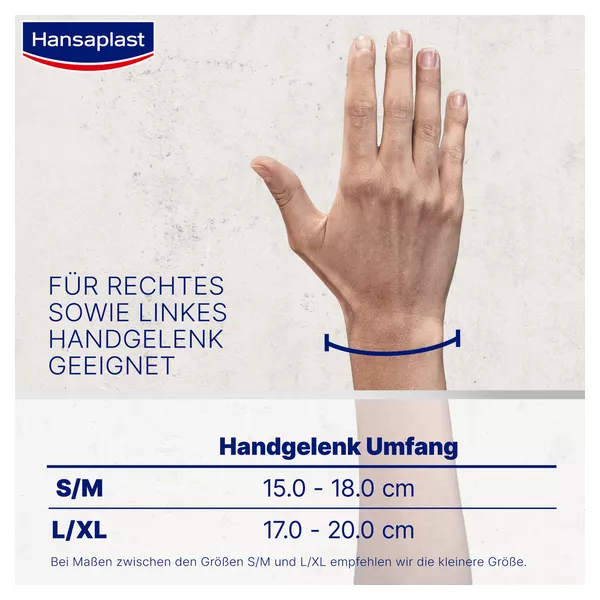Hansaplast Handgelenkbandage – Größe S/M 1 St