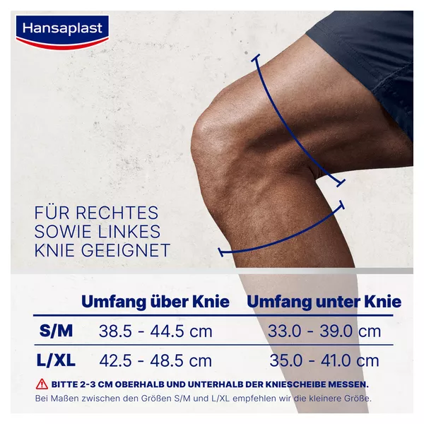 Hansaplast Knie-Bandage – Größe S/M, 1 St.
