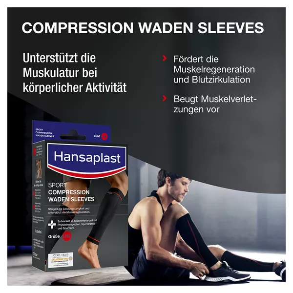 Compression Waden Sleeves – Größe L/XL 2 St