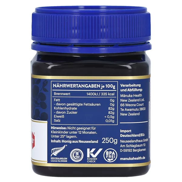Manuka Health MGO 250+ Honig, 250 g