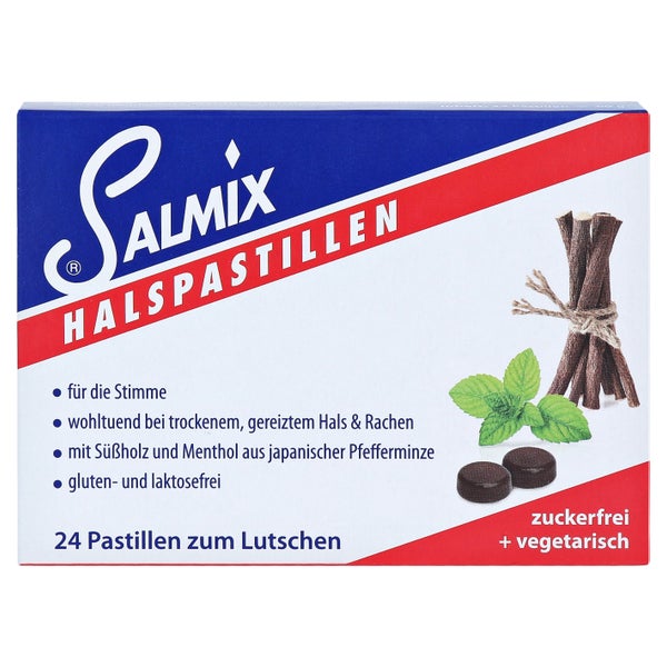 Salmix Halspastillen zuckerfrei 24 St
