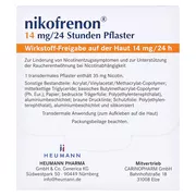 nikofrenon 14 mg/24 Stunden 14 St
