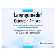 Laryngomedin Octenidin Antisept Lutschtabletten, 24 St.