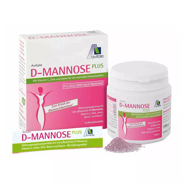 D-Mannose Sparset 15x Stick+100g Pulver 1 P