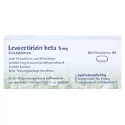 Levocetirizin beta 5 mg 50 St