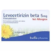 Levocetirizin beta 5 mg, 100 St.