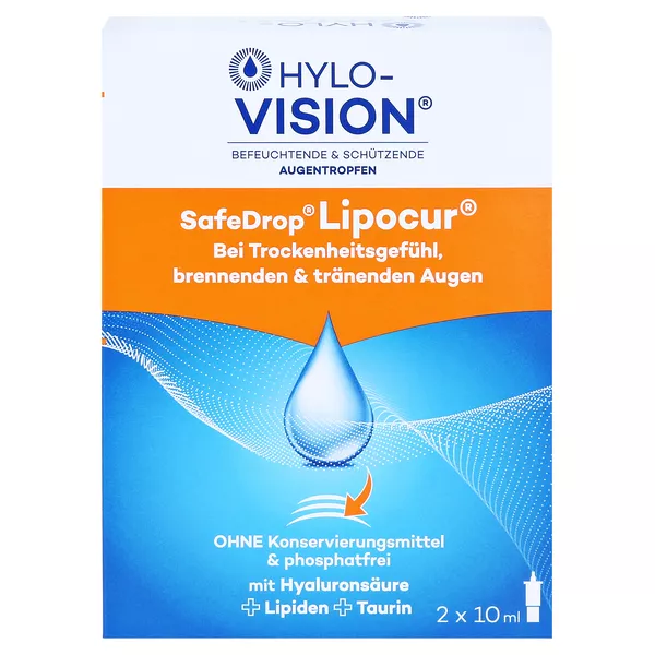 Hylo-Vision SafeDrop Lipocur 2X10 ml