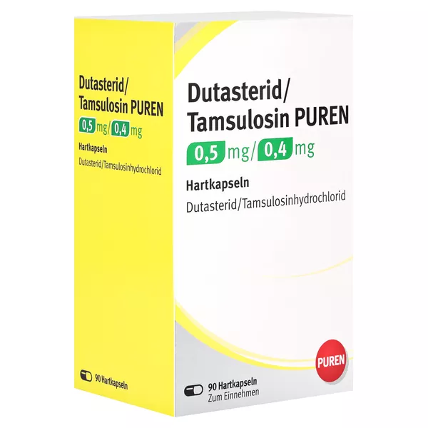 DUTASTERID/Tamsulosin PUREN 0,5 mg/0,4 mg Hartkps. 90 St
