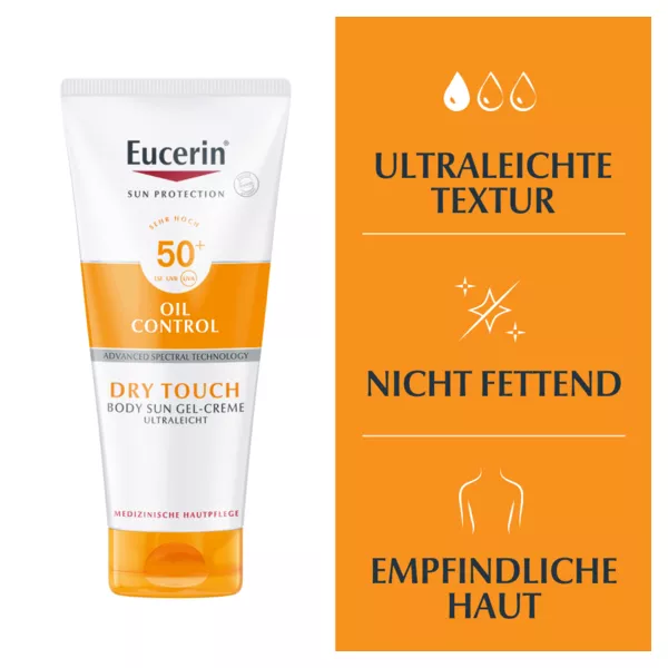 Eucerin Sun Oil Control Body Dry Touch Gel-Creme LSF 50+ 200 ml