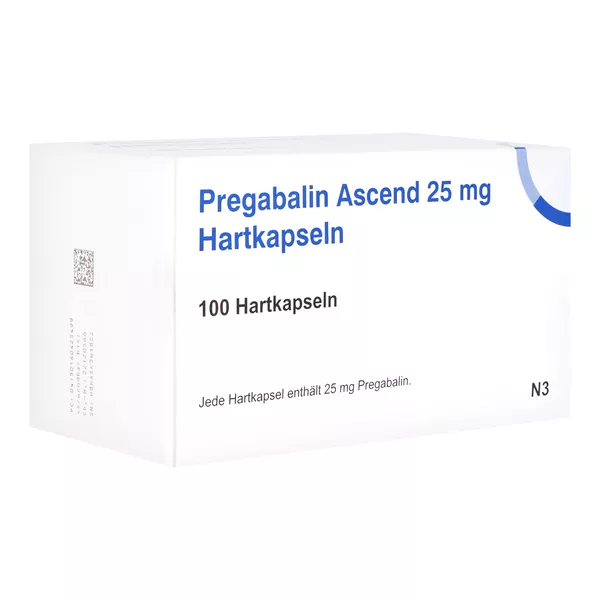 Pregabalin Ascend 25 mg Hartkapseln 100 St